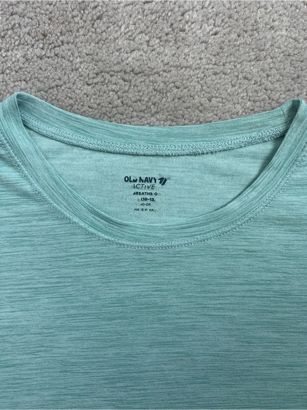 Old Navy Light Mint Kids Cropped Tee